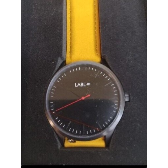 LABL WAtch Water Resistant 3 Atm Stainless Steel 316 L , Genuine Leather - Picture 2 of 6